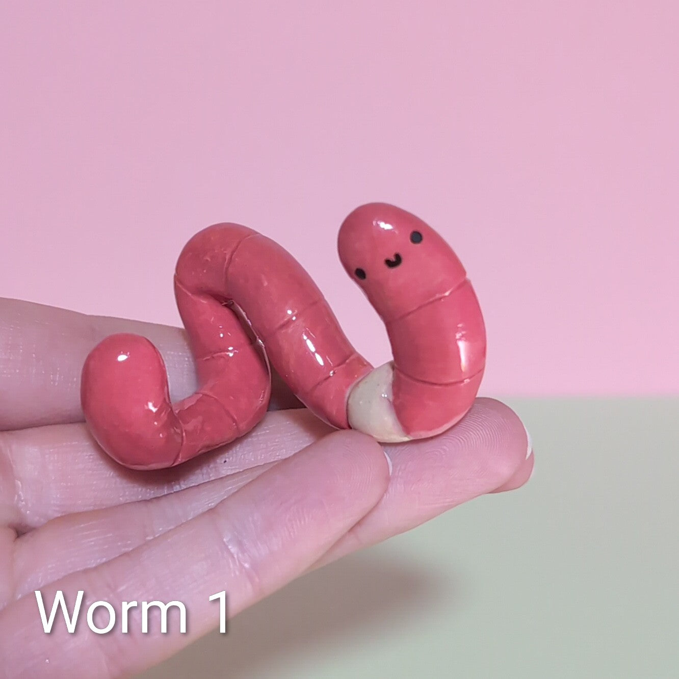 Wormy Ceramic Figurine