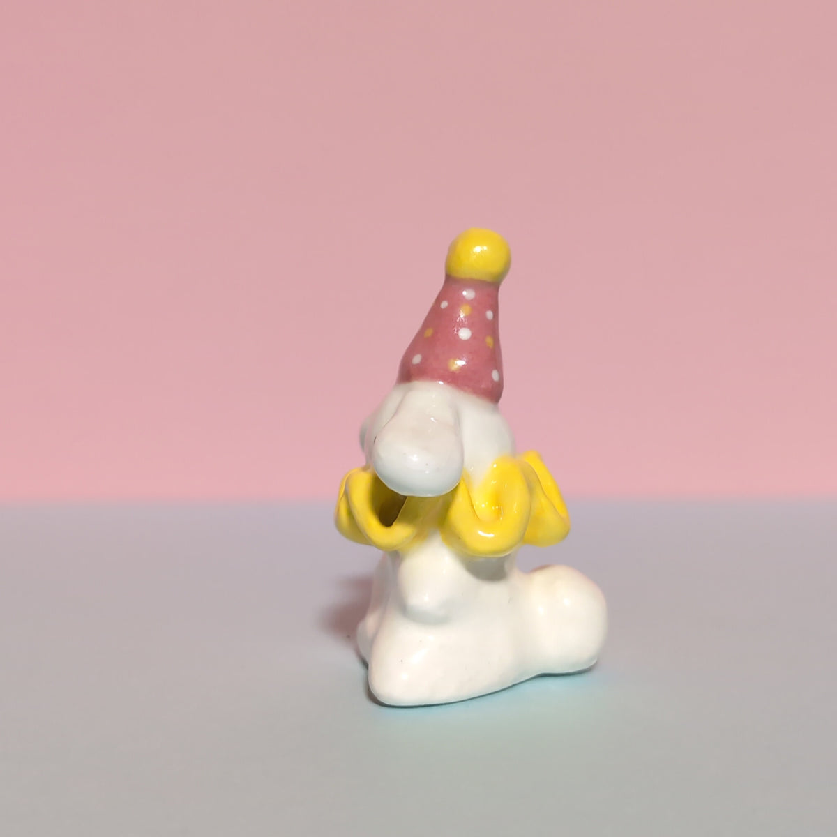 Bunny Clown Ceramic Figurine