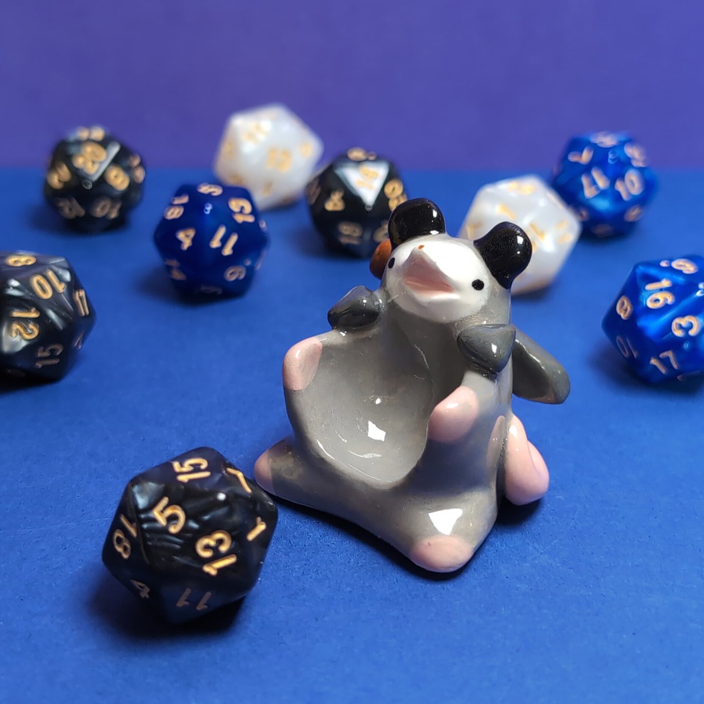 Possum Fighter Dnd Companion D20 Holder