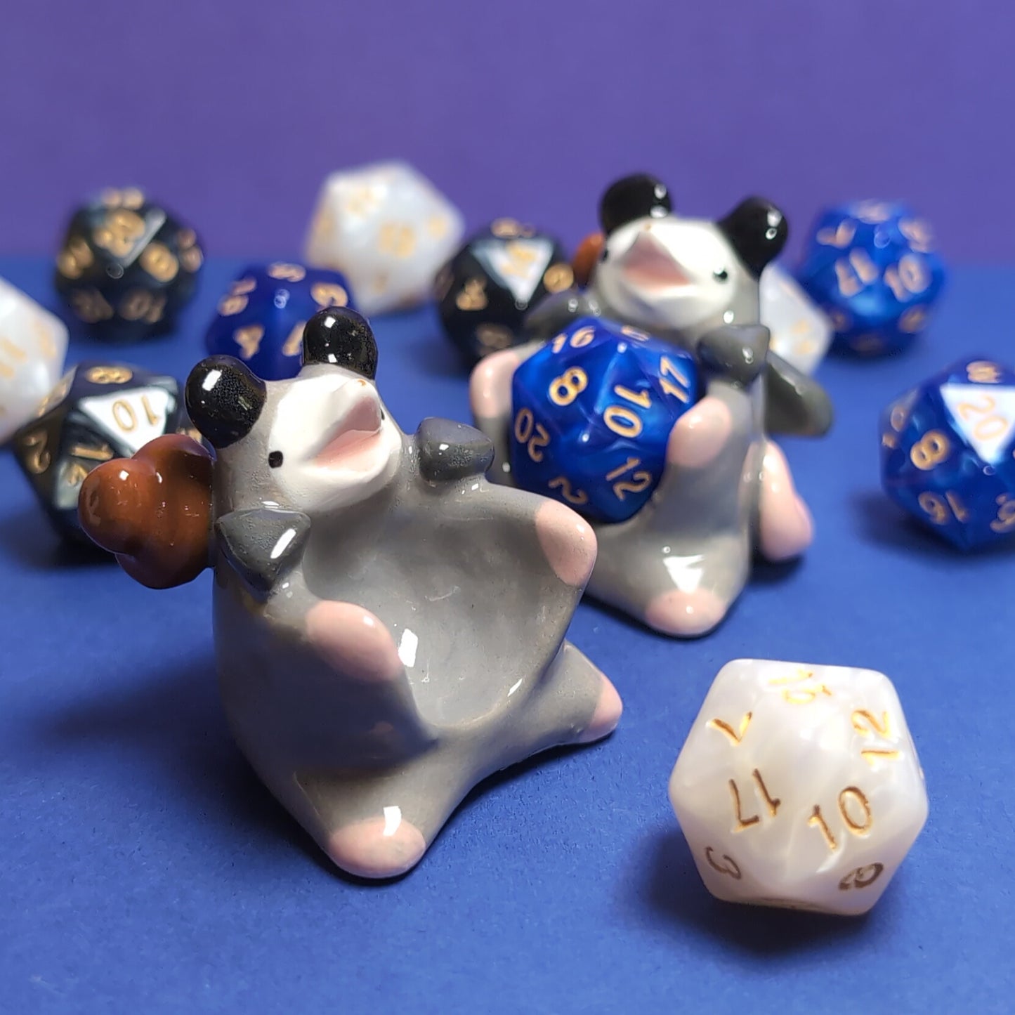 Possum Fighter Dnd Companion D20 Holder