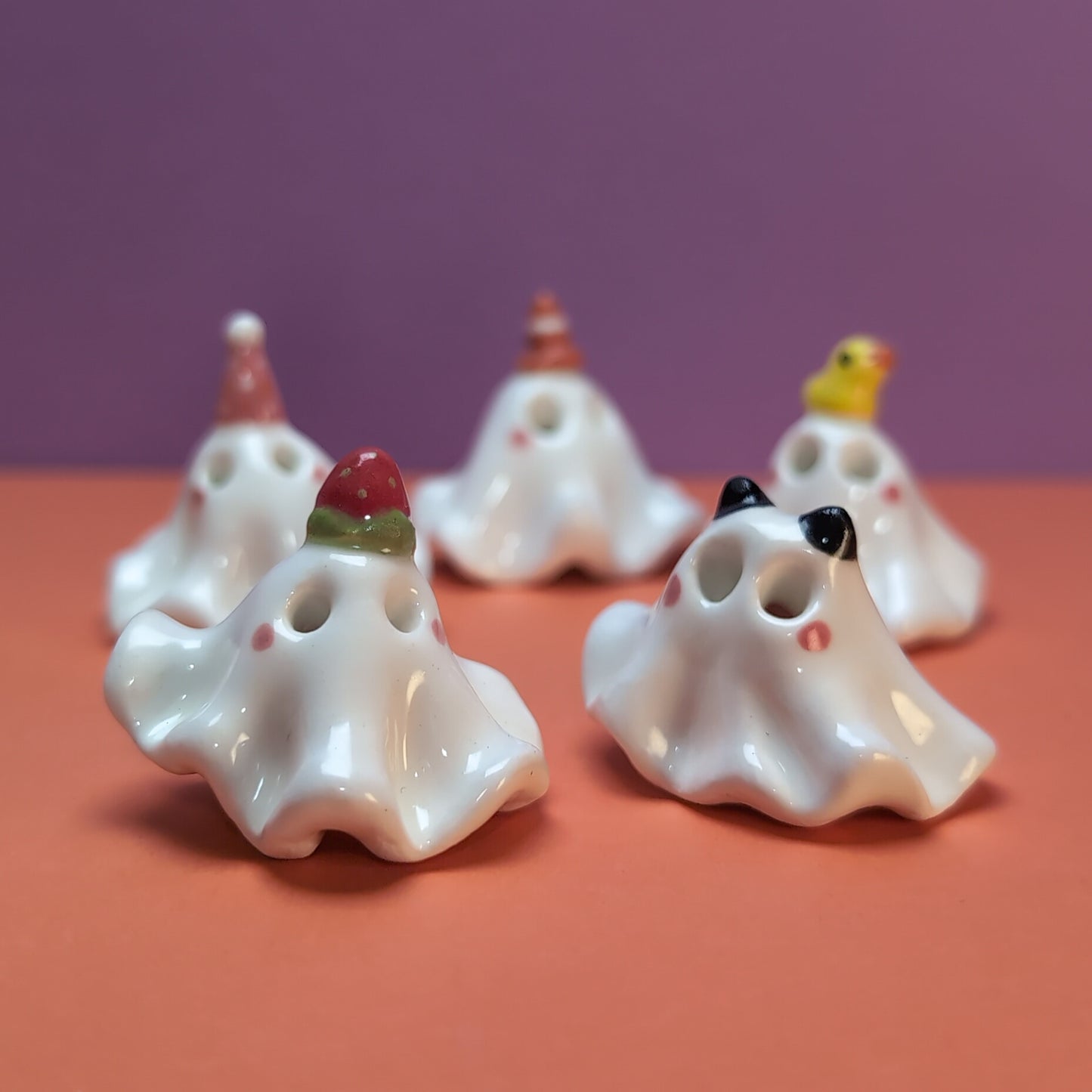 Mini Ghost Ceramic Figurine