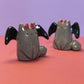 Mini Devil Puppy & Cat Ceramic Figurines