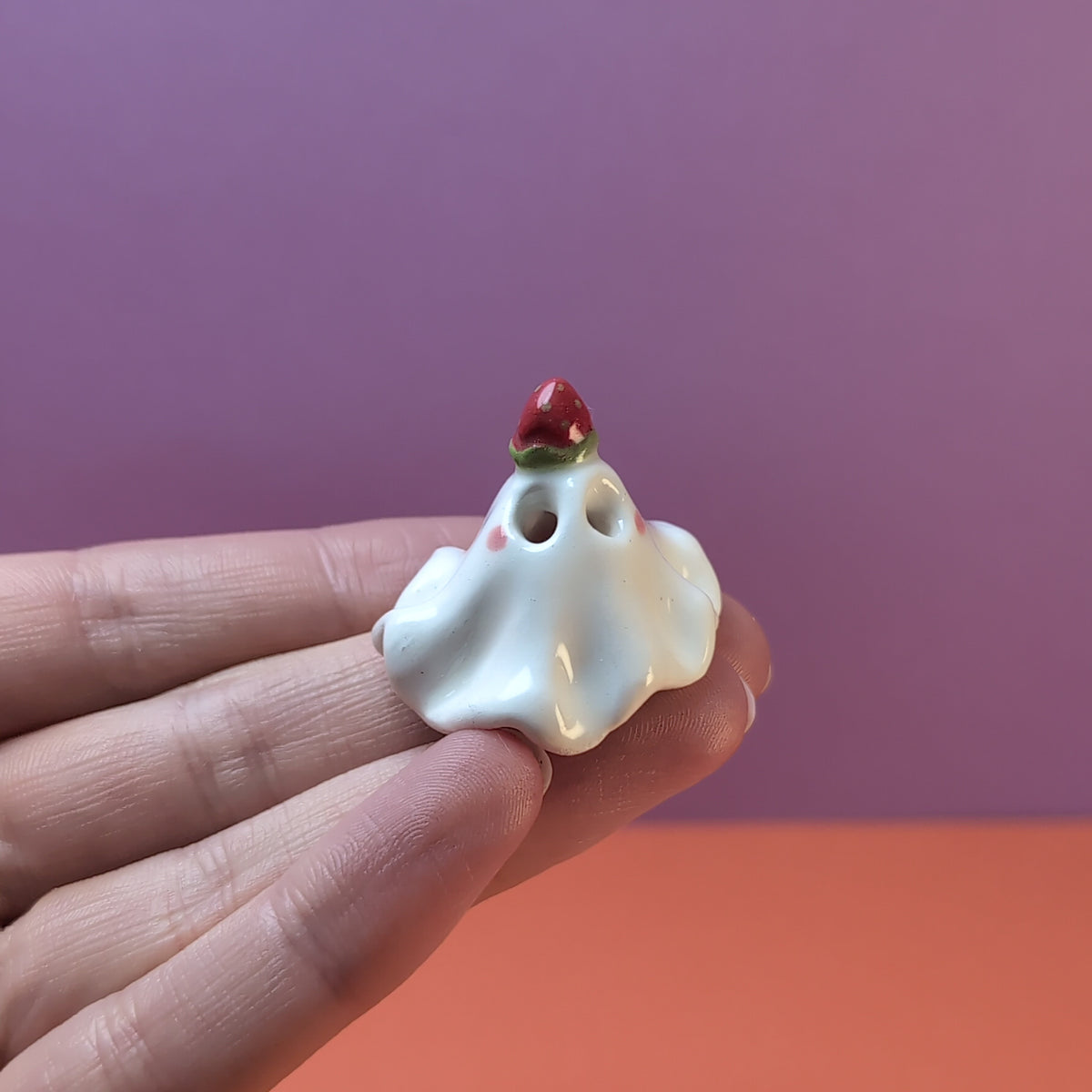 Mini Ghost Ceramic Figurine
