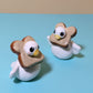 Goose with Bread Cutie Ceramic Figurine