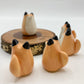 Mini Fox Ceramic Figurine