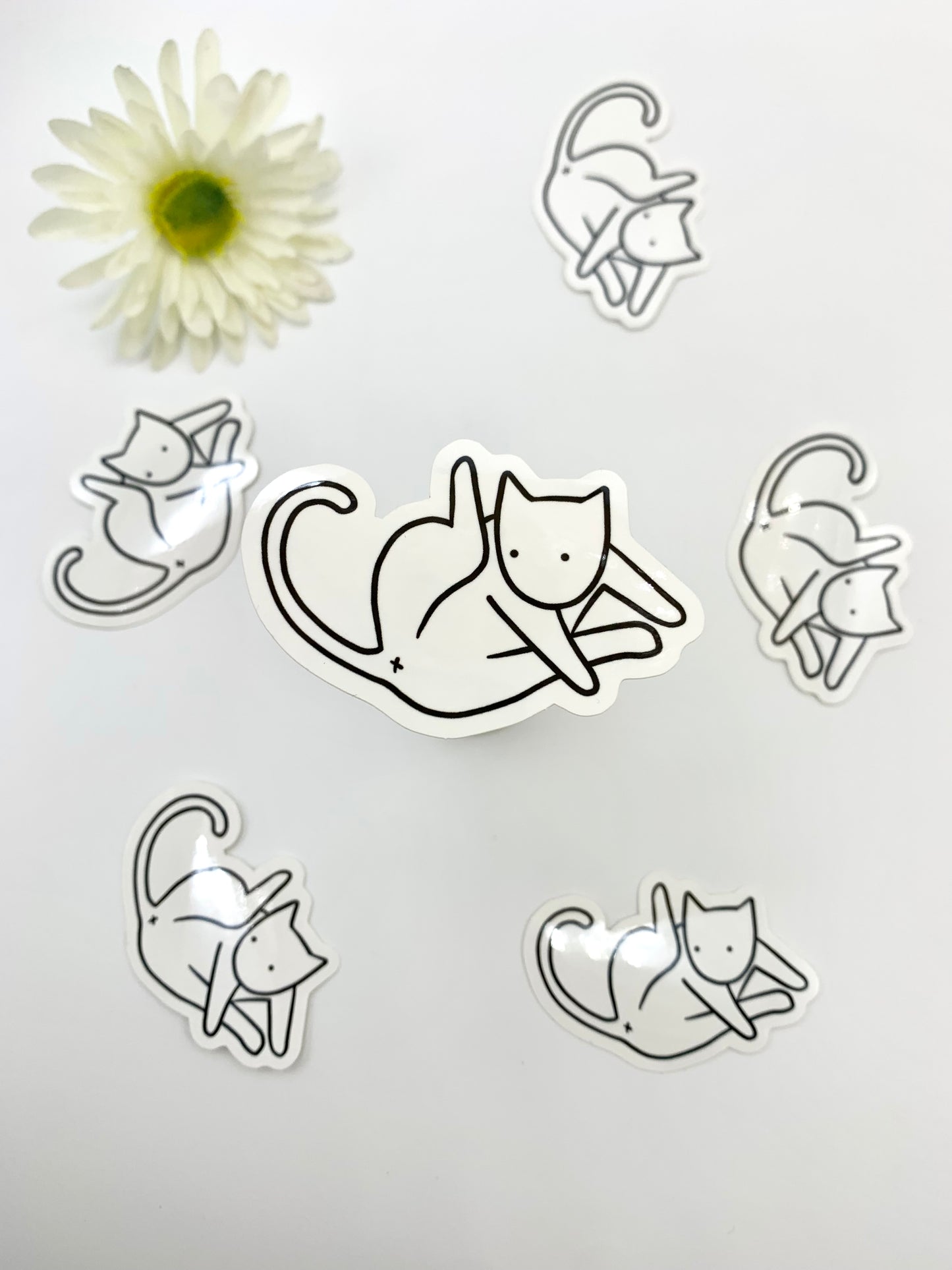 Funny Cat Butt Vinyl Stciker