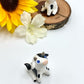 Ceramic Cow Figurine Sitting