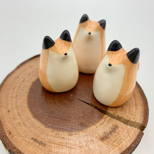 Mini Fox Ceramic Figurine