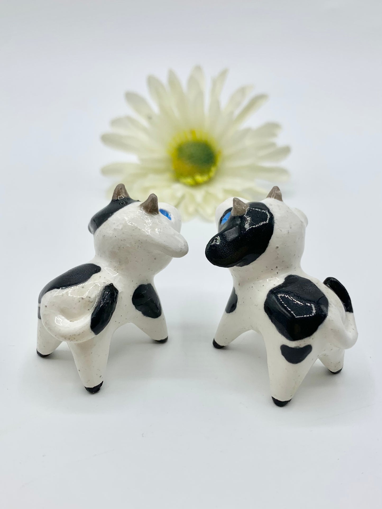 Ceramic Cow Figurine