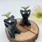 Sapling Kitty Ceramic Figurine- Sitting Cat