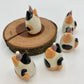 Mini Birthday Kitty Ceramic Figurine