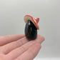 Mini Mushroom Kitty Ceramic Figurine