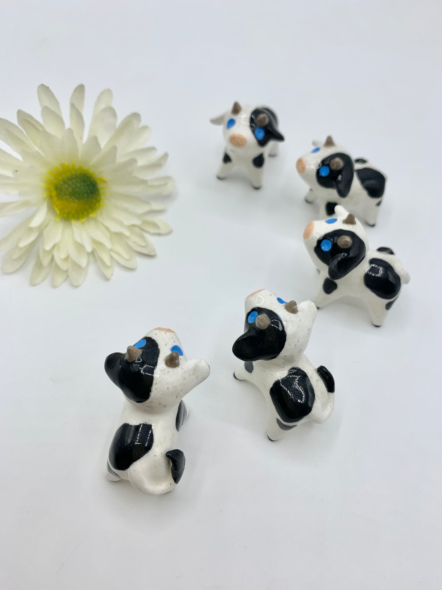 Ceramic Cow Figurine