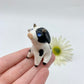 Ceramic Cow Figurine Sitting