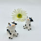 Ceramic Cow Figurine Sitting