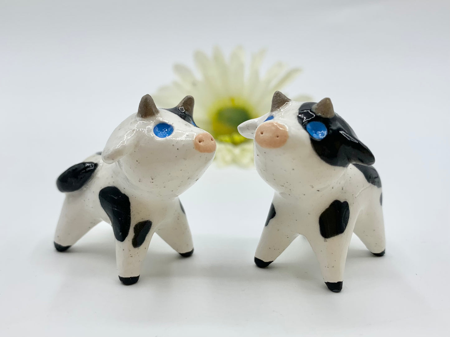 Ceramic Cow Figurine