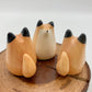 Mini Fox Ceramic Figurine